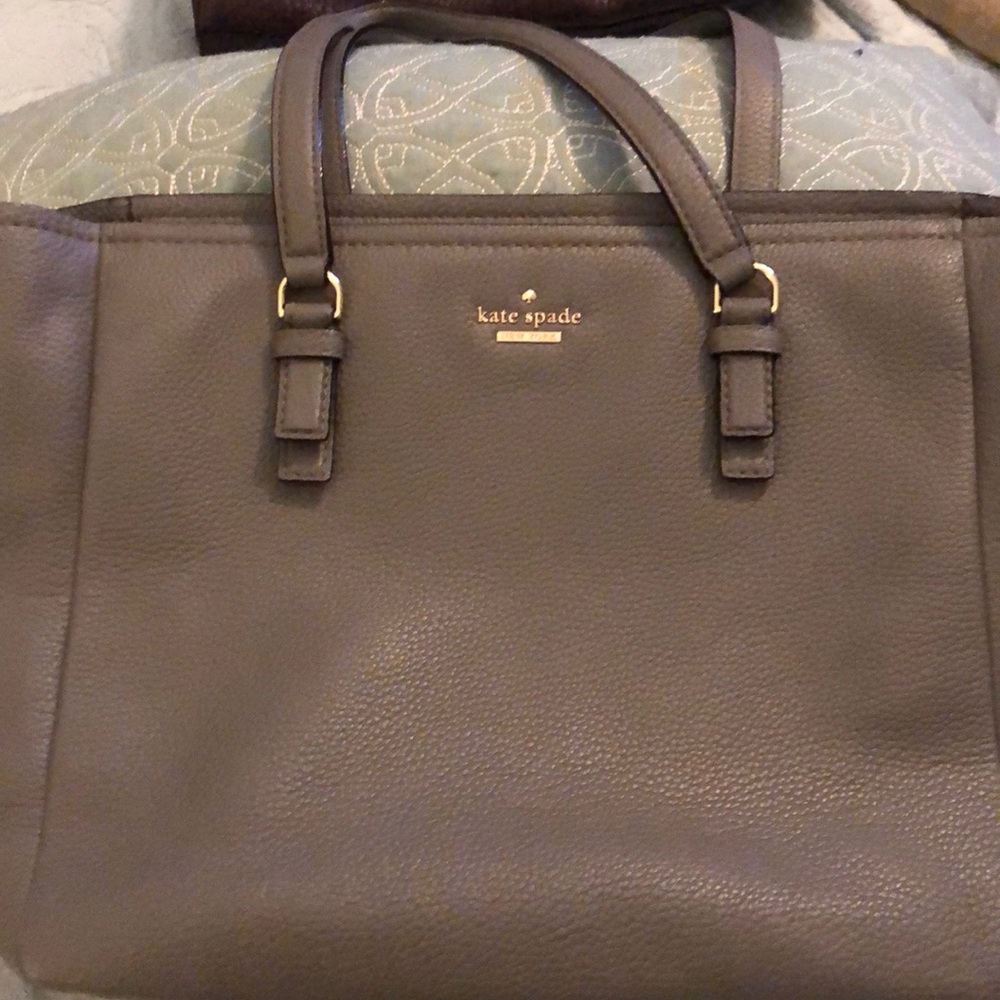 Kate Spade grey leather purse
